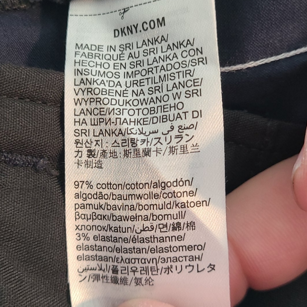 DKNY Chinos navy blue white stripe - Picture 16 of 16